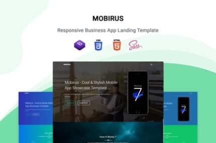 Mobirus - Responsive App Landing Template