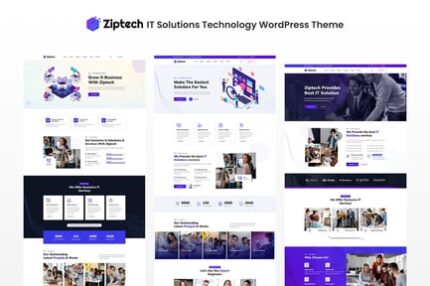 Ziptech - IT Solutions Technology WordPress Theme