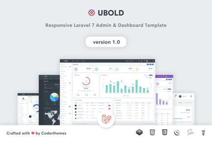 Laravel Admin & Dashboard Template - UBold