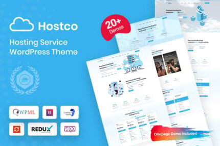 Hostco - Hosting Service WordPress Theme