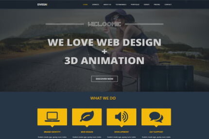 Eivissa - Responsive One Page Template