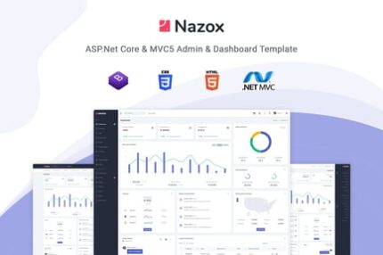 Nazox - ASP.Net Core & MVC5 Admin & Dashboard