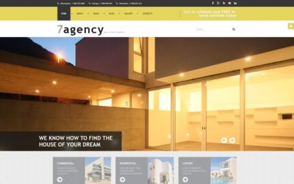 7agency - Real Estate Agency Modern Joomla Template