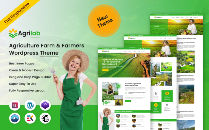 Agrilab - Agriculture Farm & Farmers WordPress Theme