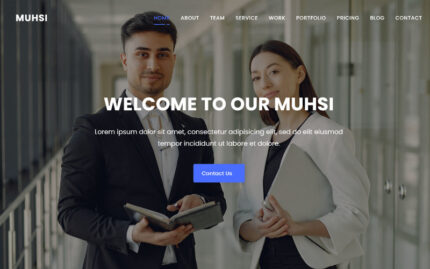 Al-Muhsi Multipurpose Landing Page Template