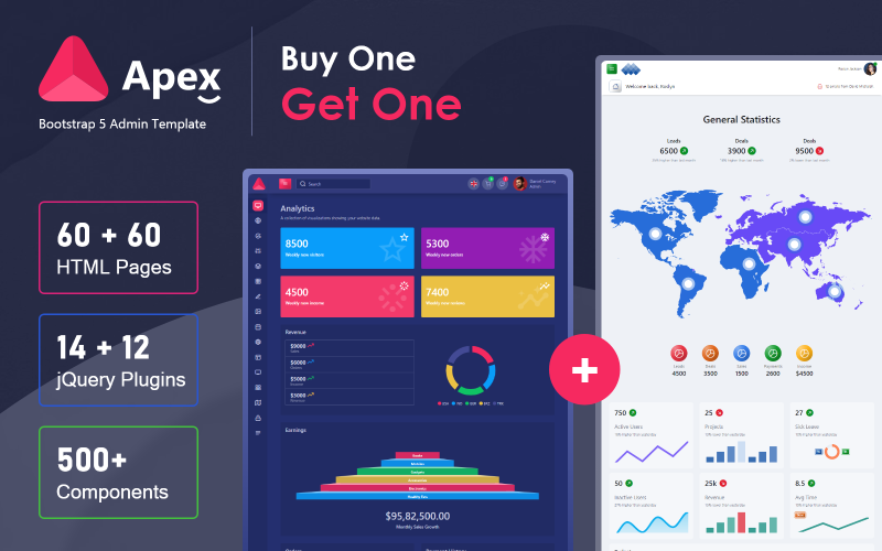 Apex - Bootstrap 5 Admin Dashboard Admin Template