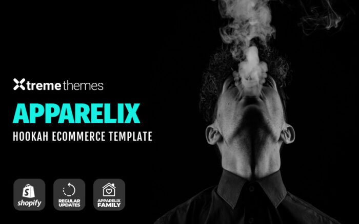 Apparelix Hookah Online eCommerce Template Shopify Theme