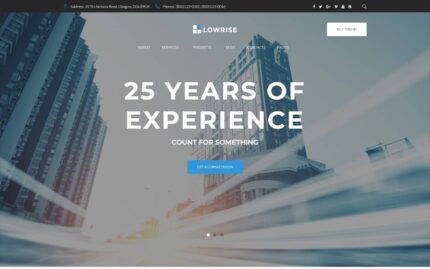 Architect Services Portfolio WordPress Theme