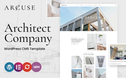 Arcuse - Real Estate and Architecture WordPress Theme