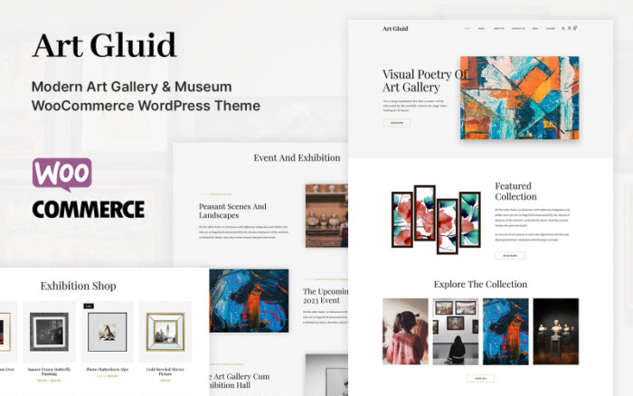 Art Gluid - Art Gallery and Museum WooCommerce Theme