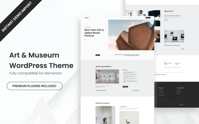 Artey - Art & Museum WordPress Theme