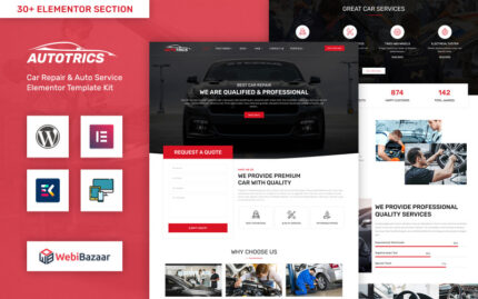 Autotrics - Automobile & Car Accessories Shop WordPress Theme