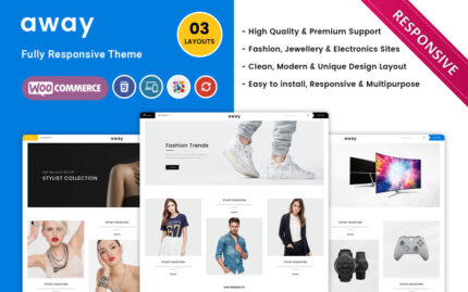 Away Multipurpose Template - Responsive WooCommerce Theme