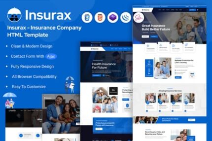 Insurax - Insurance Company HTML Template