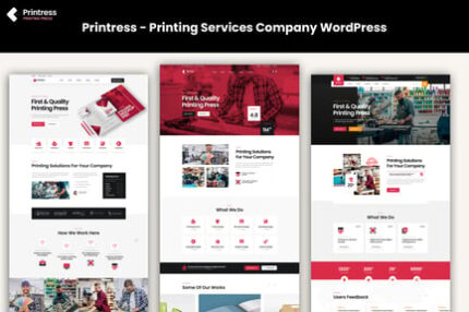 Printress - Printing Services Company WordPress