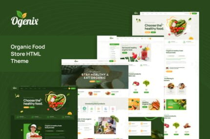 Ogenix - Organic Food Store HTML Template