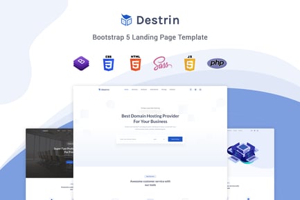 Destin - Bootstrap 5 Landing Page Template