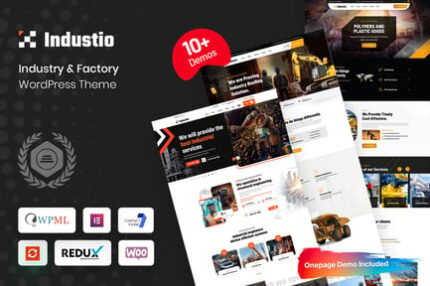 Industio - Industry & Factory WordPress Theme