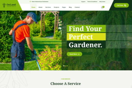 OnLand - Gardening WordPress Theme