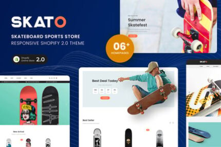 Skato - Skateboard Sports Store Shopify 2.0 Theme