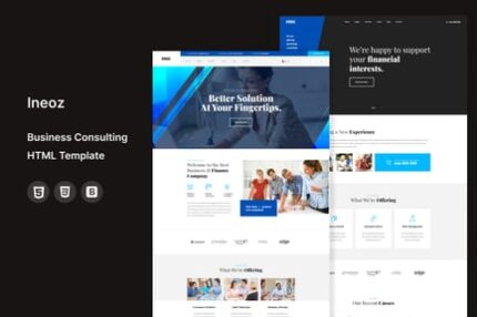 Ineoz - Business Consulting HTML Template