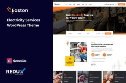 Easton - Electricity Services WordPress Theme