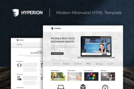 Hyperion - Modern Minimalist HTML Template