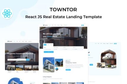 Towntor - React Js Real Estate Template