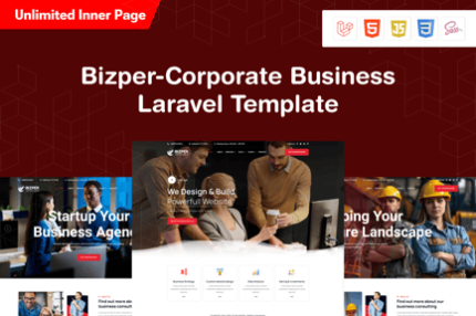 Bizper - Laravel 11 Consulting Business Template