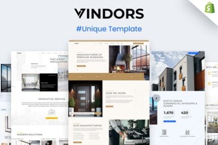 Vindors - Door Systems & Windows Shopify Theme