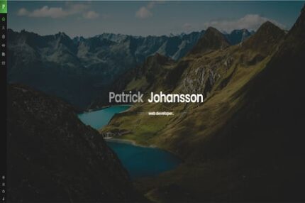 Patrick - Tailwind CSS Personal Portfolio Template