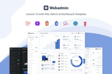 Webadmin - Laravel Admin & Dashboard Template