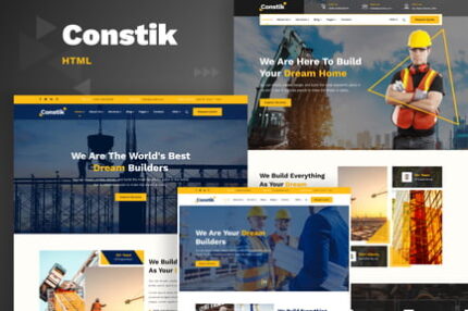 Constik - Real Estate Building Construction HTML