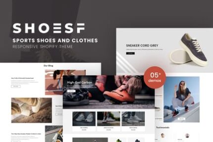 Shoesf - Running Sports Shoes Shopify Theme