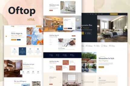 Oftop - Single Property Real Estate HTML Template