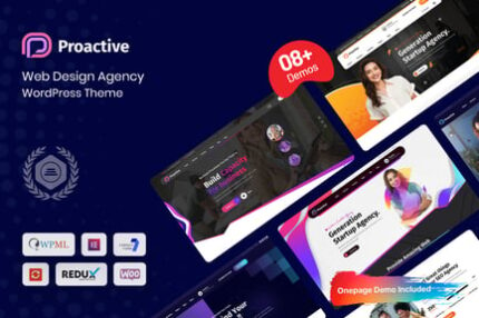 Proactive - Web Design Agency WordPress Theme