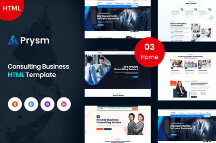 Prysm - Consulting Business Template