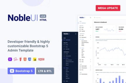 NobleUI - HTML Bootstrap 5 Admin Template