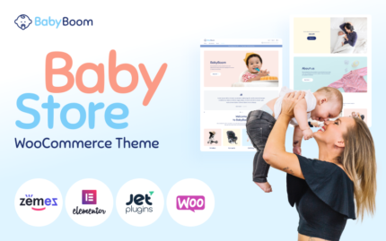 BabyBoom - Cute And Modern Baby WooCommerce Theme