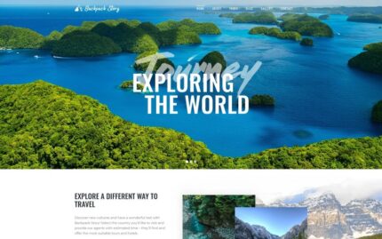 Backpack Story - Travel Agency Multipage Modern Joomla Template