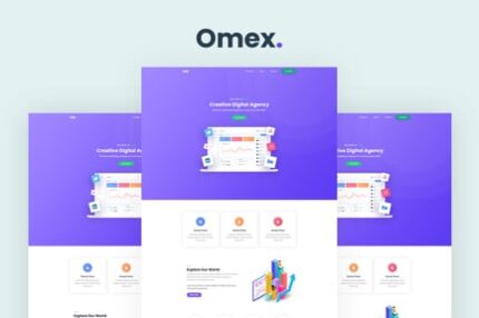 Omex - Startup and SaaS Template