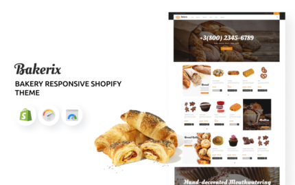 Bakery Responsive Online Store Shopify Theme