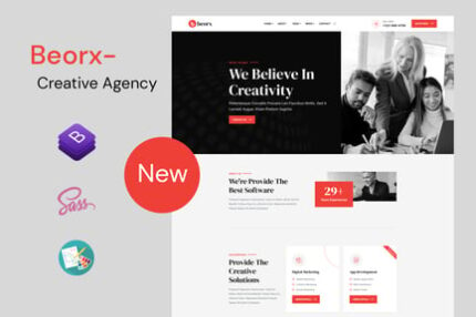 Beorx - Creative Agency Bootstrap Template