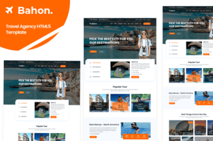 Bahon - Travel Agency HTML5 Template