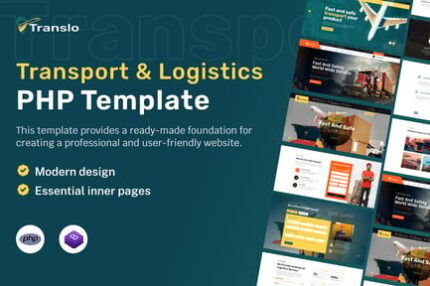 Translo - Transport and Logistics PHP Template