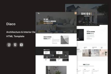 Diaco - Architecture & Interior HTML Template