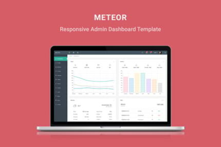 Meteor - Responsive Admin Dashboard Template