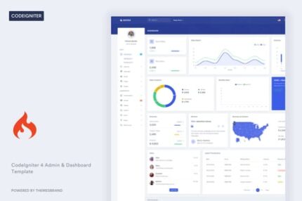 Qovex - CodeIgniter 4 Admin & Dashboard Template