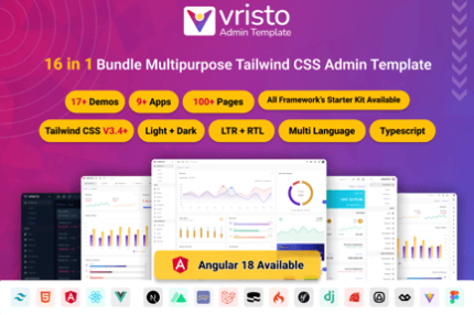 Vristo – Tailwind Admin Template