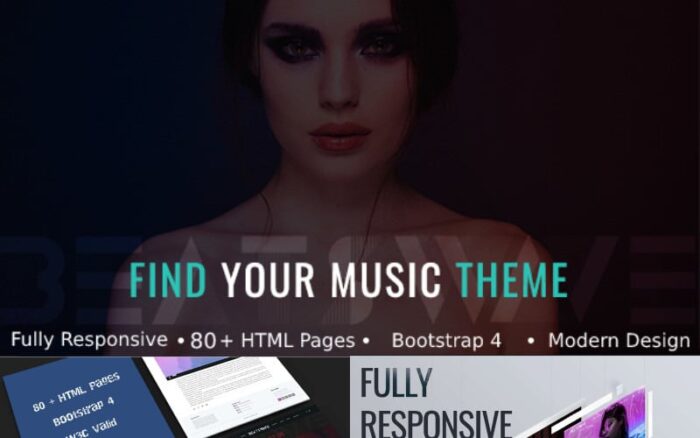 BeatsWave - Creative Music HTML Website Template